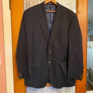 Lanificio di Abano Italian wool Classic Black Men's Blazer Size 40